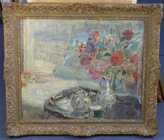 § Dame Ethel Walker (1861-1951), The Studio Window, oil on canvas